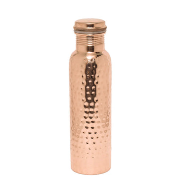 Copper Bottle Hammered 1L / 1000ML - Single