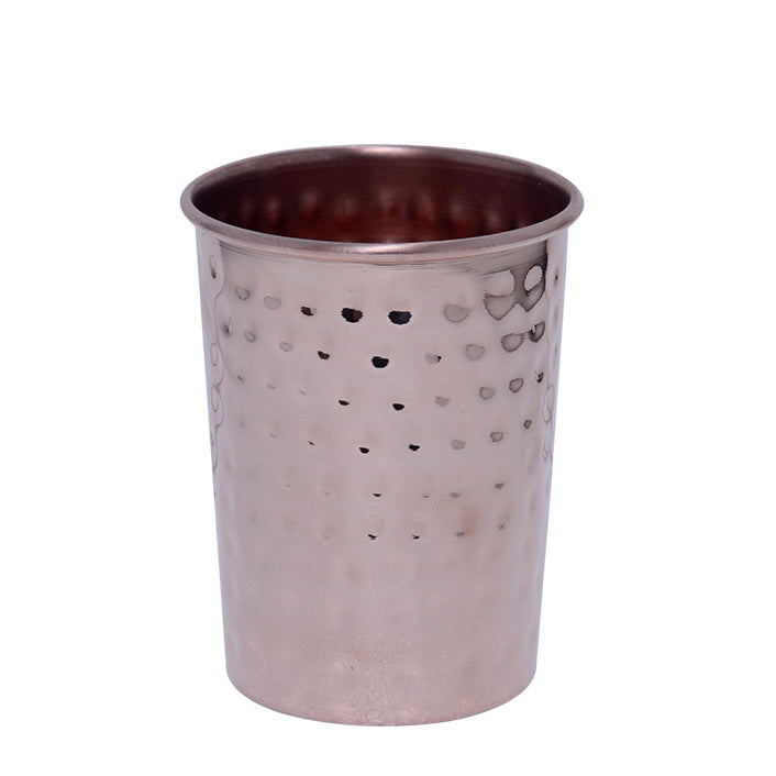 Hammered bottle + 4 glass