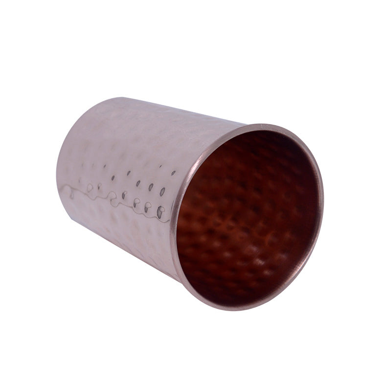 Copper Matka Set + 2 glasses