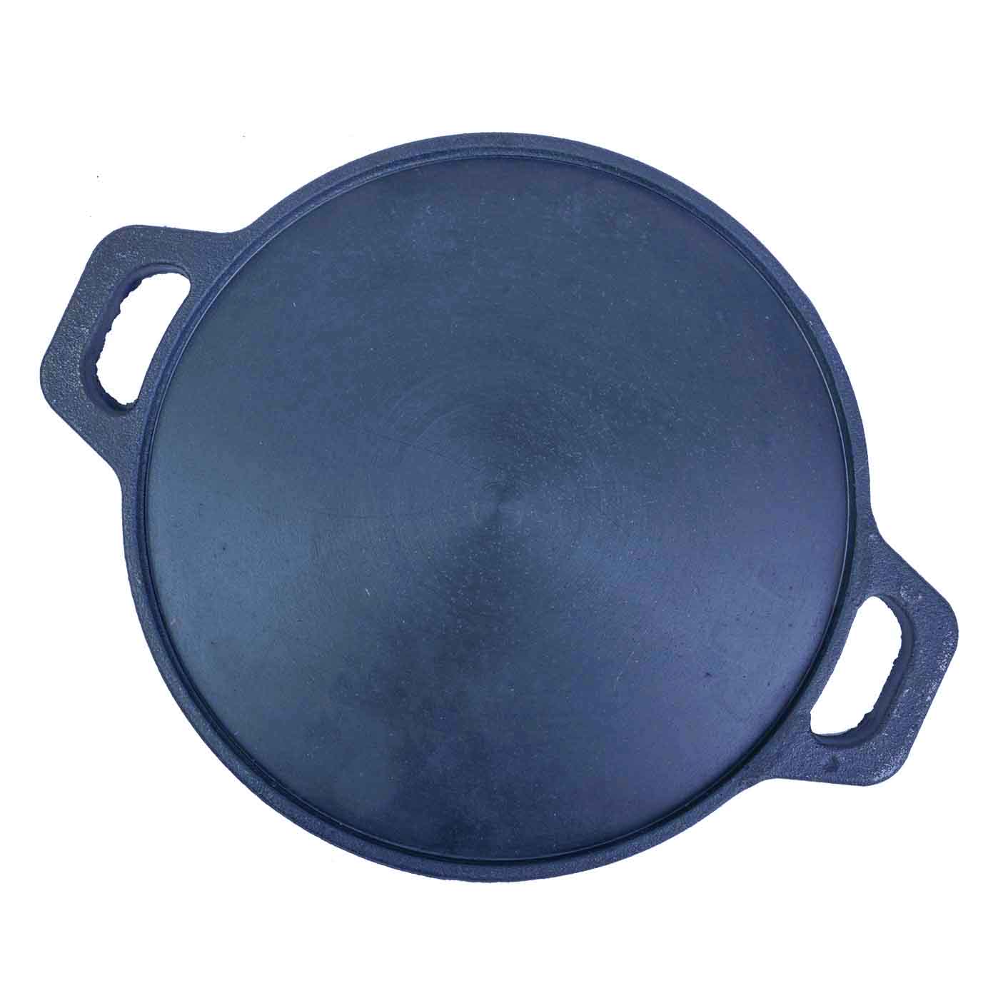 Dosa Tawa (12 Inch / 30 Cm) + Cast Iron Pannirayam/Appam - 12 Cavity (29 Cm/ 11.5 Inch)