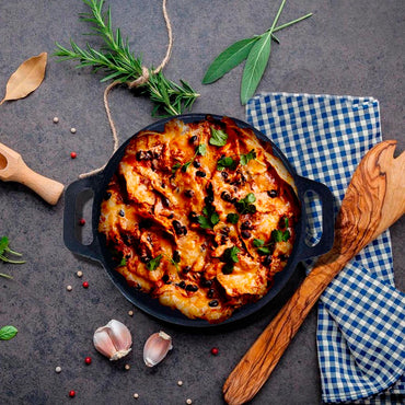 Products Cast Iron Round Skillet Double Handle