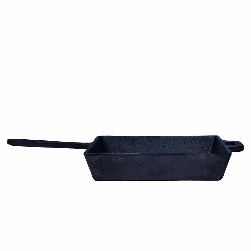 Square Skillet Pan Long handle (10 Inch / 25 Cm)