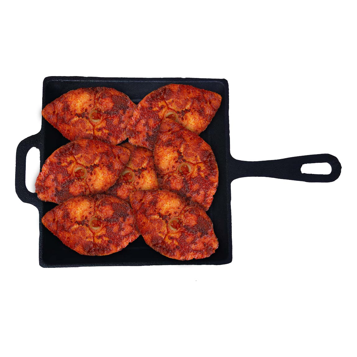 Square Skillet Pan Long handle (10 Inch / 25 Cm)