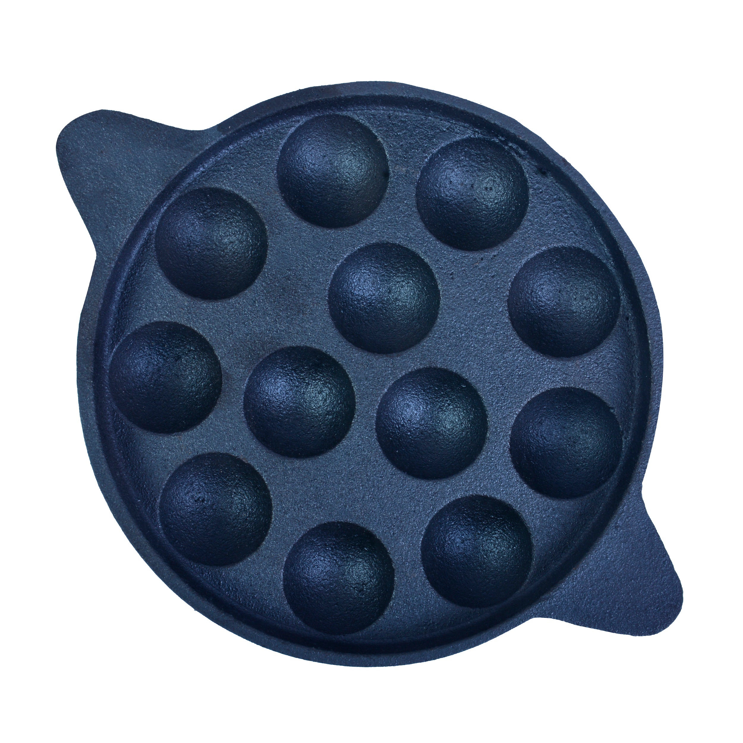 Cast Iron Panniyaram /Appam Pan - 12 cavity (29 cm/ 11.5 inch)