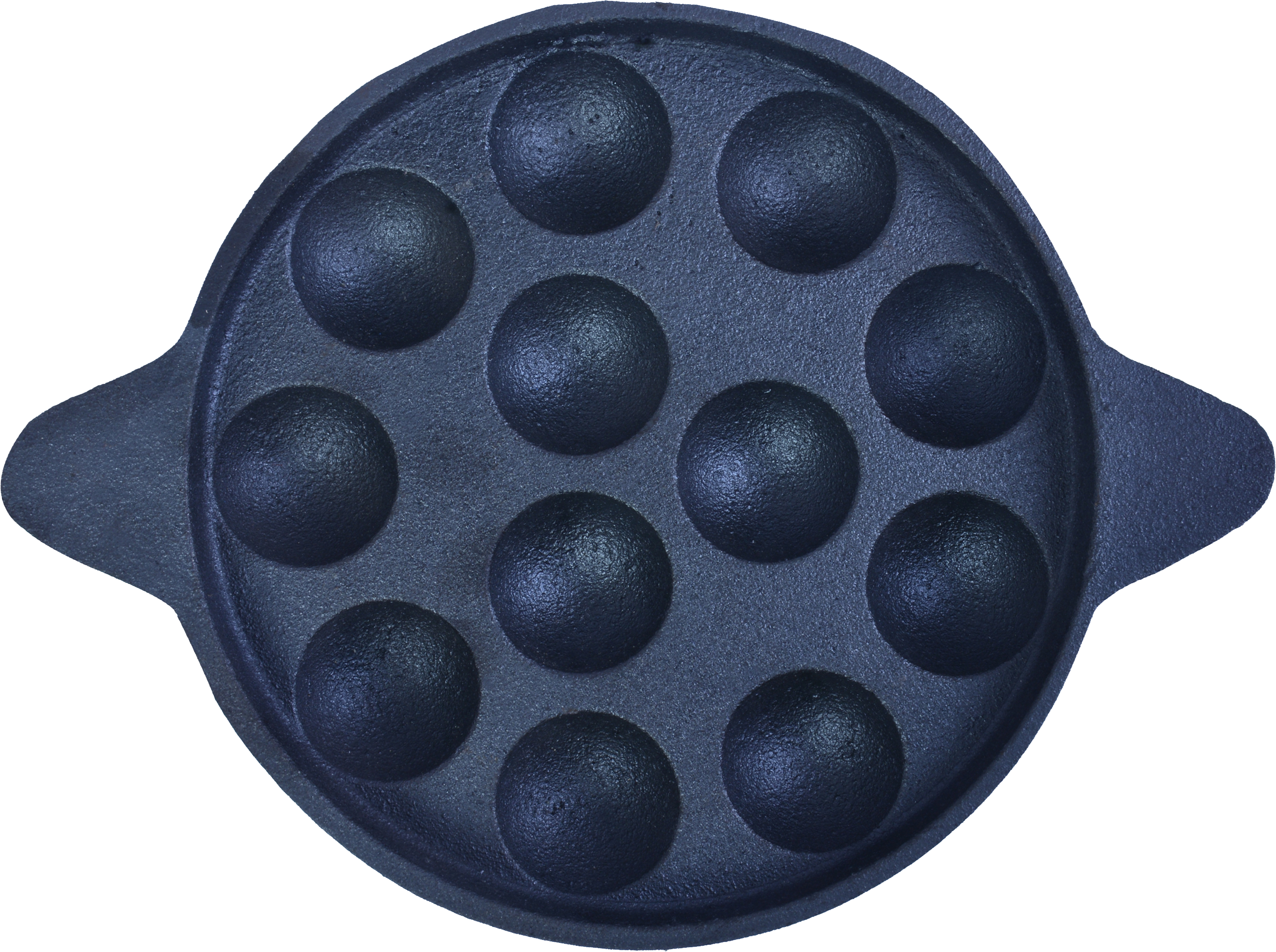 Cast Iron Panniyaram /Appam Pan - 12 cavity (29 cm/ 11.5 inch)