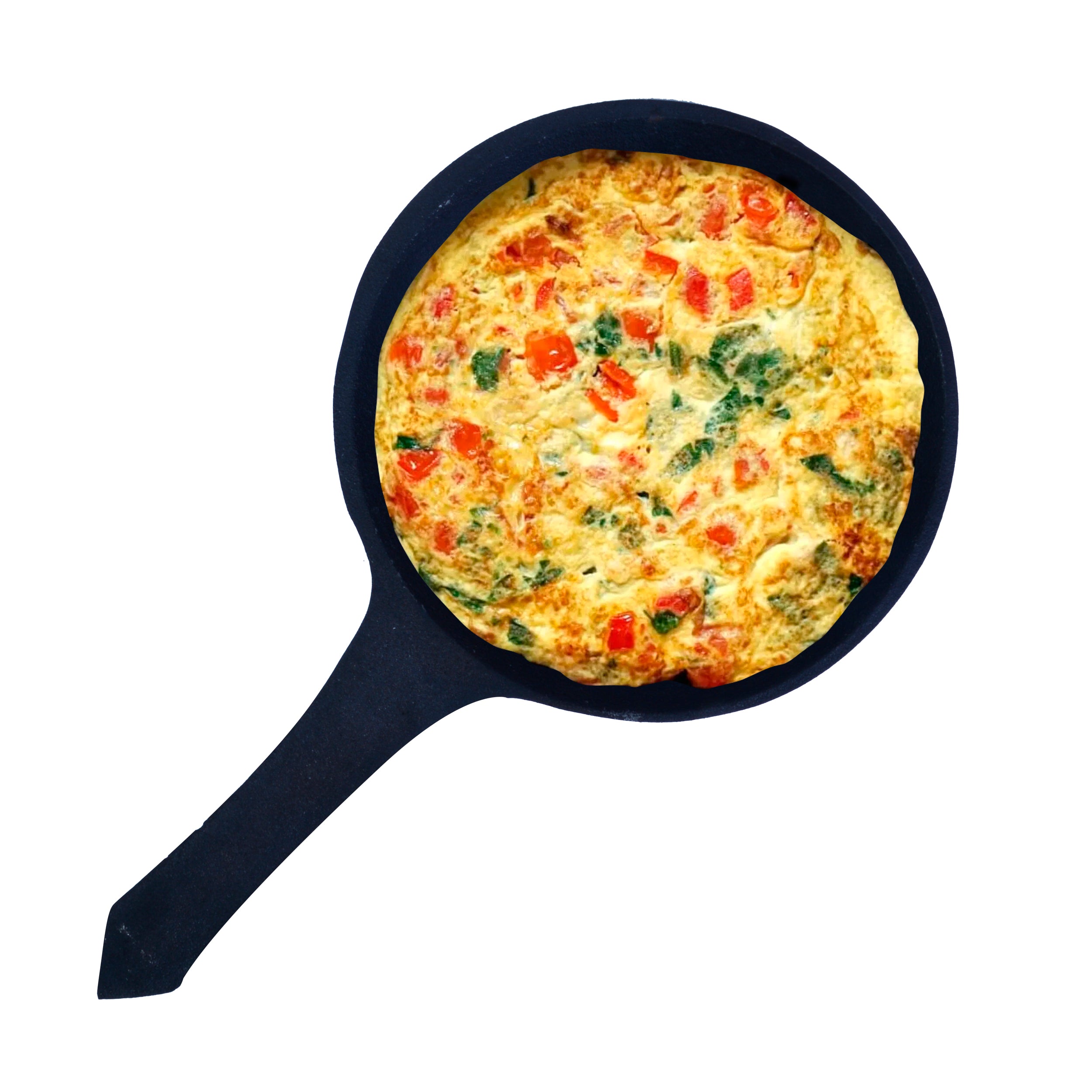 Cast Iron Mini Omlette Pan / Tadka / Fry Pan (19 cm / 7.5 inch)