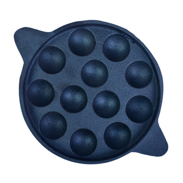 Cast Iron Panniyaram /Appam Pan - 12 cavity (29 cm/ 11.5 inch)